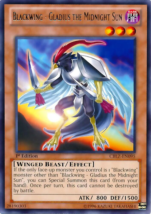 Blackwing - Gladius the Midnight Sun (CBLZ-EN095) [Rare] - Yu-Gi-Oh!