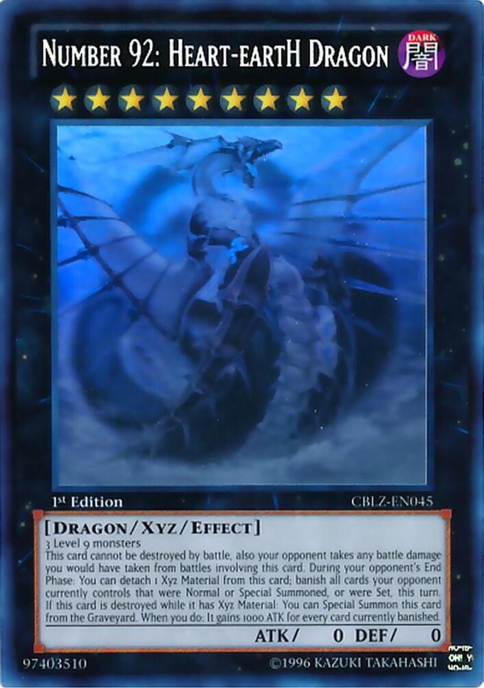Number 92: Heart-eartH Dragon (Ghost Rare)