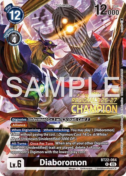 Diaboromon (Regionals 26-27 Season 1 Champion)