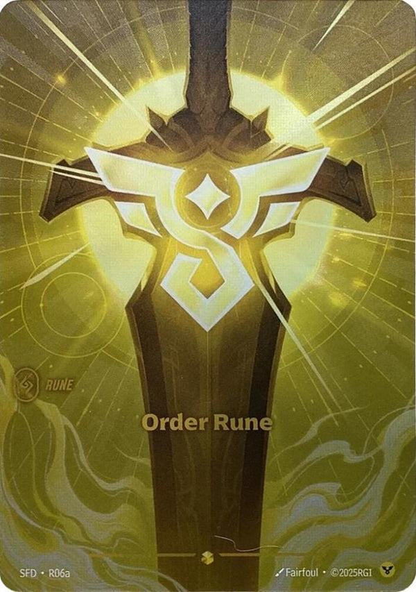 Order Rune (R06a) - Riftbound: League of Legends TCG