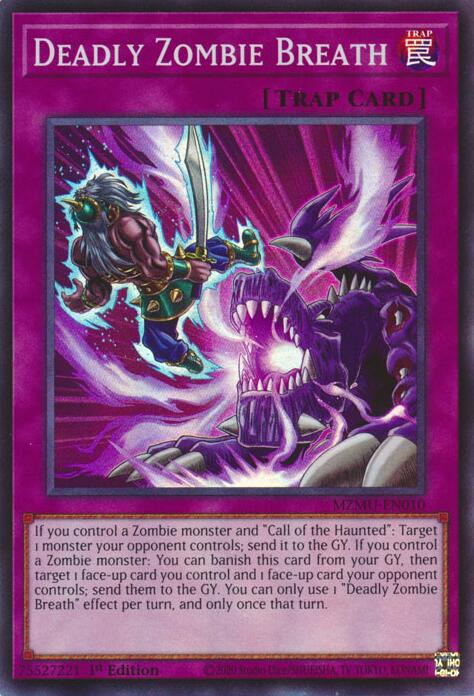 Deadly Zombie Breath [MZMU-EN010] Super Rare