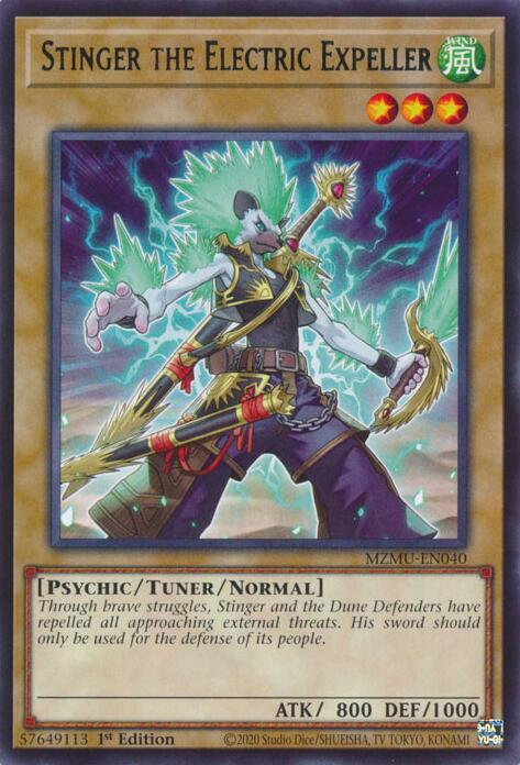 Stinger the Electric Expeller (MZMU-EN040) [Rare] - Yu-Gi-Oh!