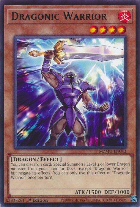 Dragonic Warrior (MZMU-EN043) [Rare] - Yu-Gi-Oh!