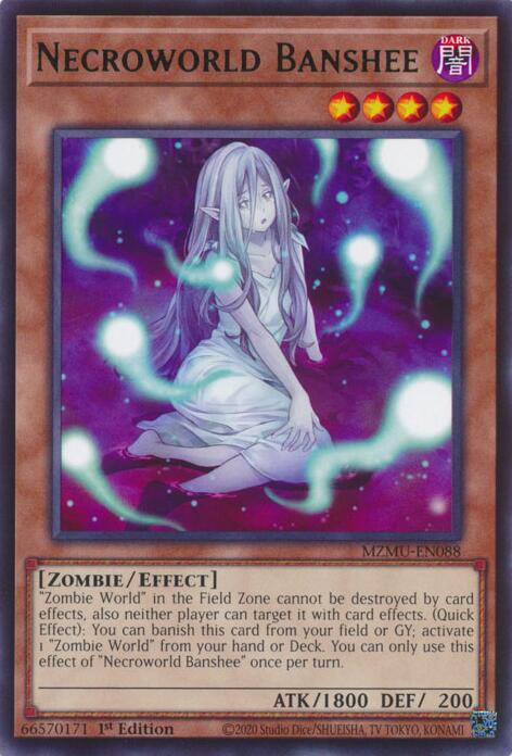 Necroworld Banshee (MZMU-EN088) [Rare] - Yu-Gi-Oh!
