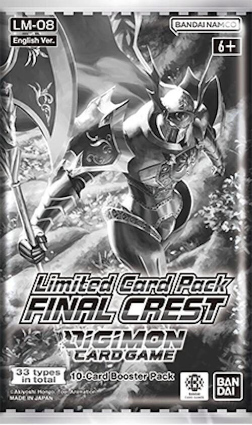 Limited Card Pack -Final Crest- (Sealed Promotional Pack) - Digimon Card Game
