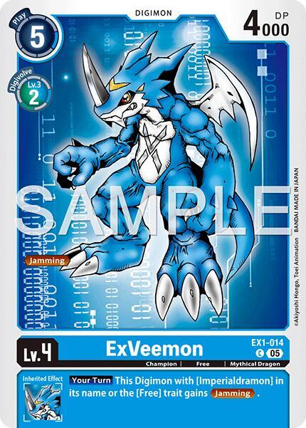 ExVeemon - EX1-014 (Reprint)