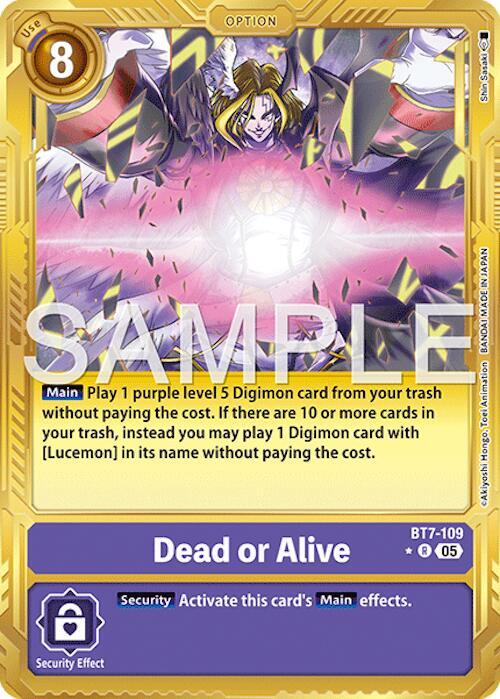 Dead or Alive (Gold Border)