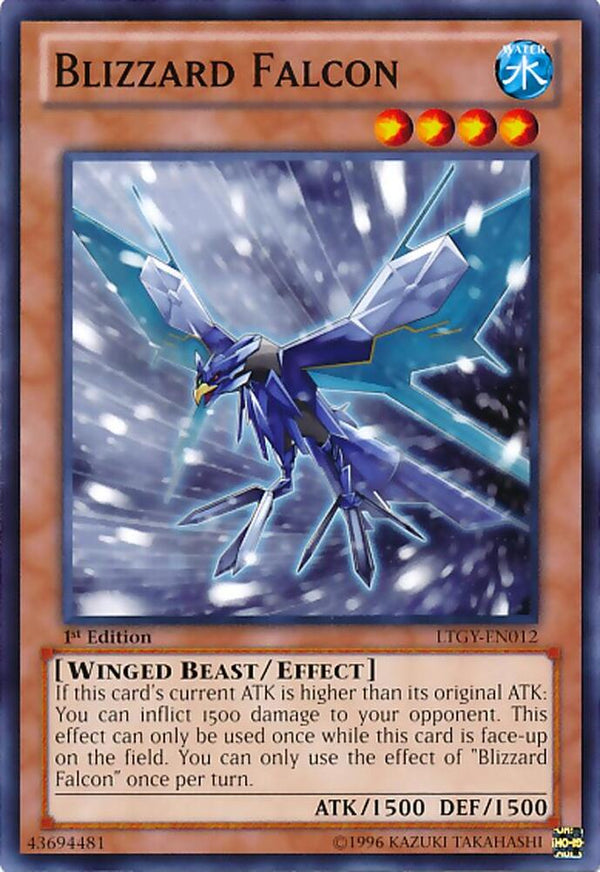 Blizzard Falcon (LTGY-EN012) [Common] - Yu-Gi-Oh!