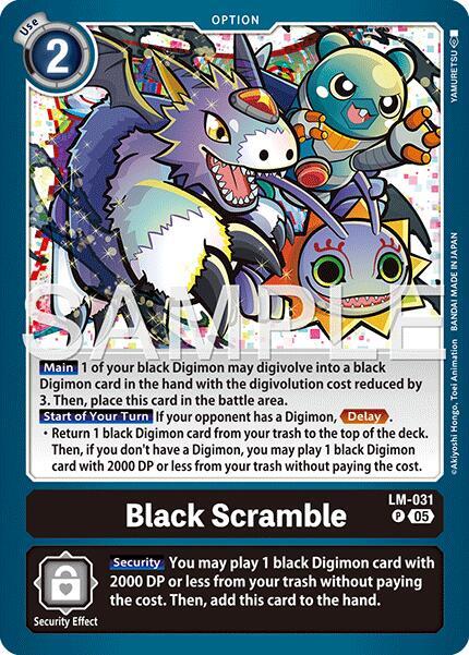 Black Scramble (Reprint) - Digimon Card Game