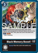 Black Memory Boost! (Reprint) - Digimon Card Game