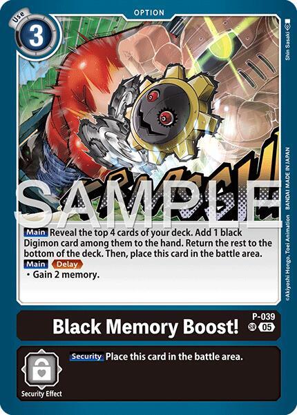 Black Memory Boost! (Reprint) - Digimon Card Game