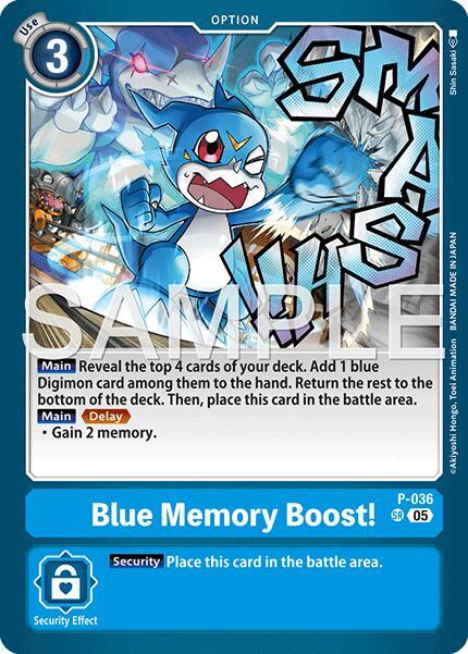 Blue Memory Boost! (Reprint) - Digimon Card Game