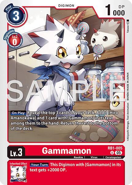 Gammamon - RB1-005 (Reprint)