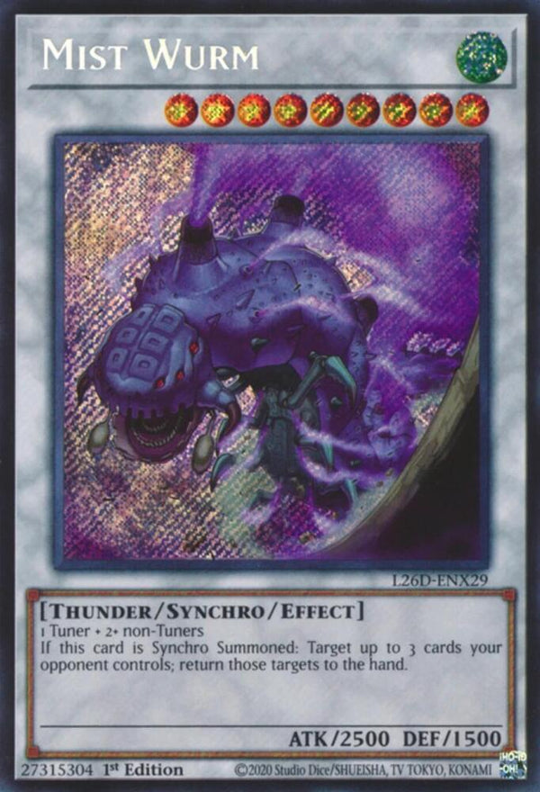 Mist Wurm (Secret Rare) (L26D-ENX29) - Yu-Gi-Oh!