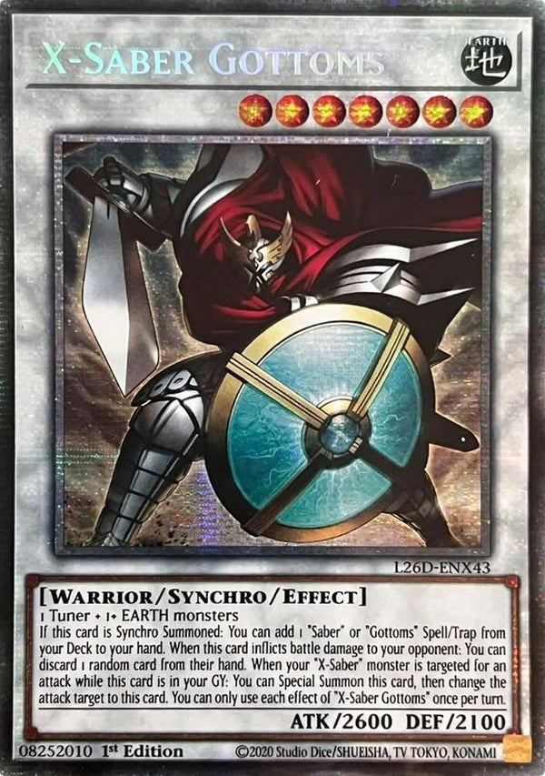 X-Saber Gottoms (Starlight Rare) (L26D-ENX43) - Yu-Gi-Oh!