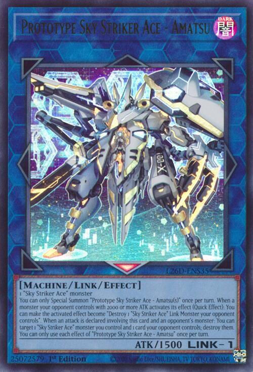 Prototype Sky Striker Ace - Amatsu (L26D-ENS35) [Ultra Rare] - Yu-Gi-Oh!