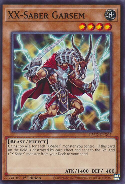 XX-Saber Garsem (L26D-ENX07) [Common] - Yu-Gi-Oh!
