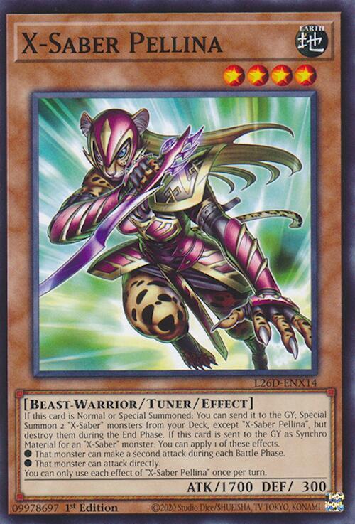 X-Saber Pellina (L26D-ENX14) [Common] - Yu-Gi-Oh!