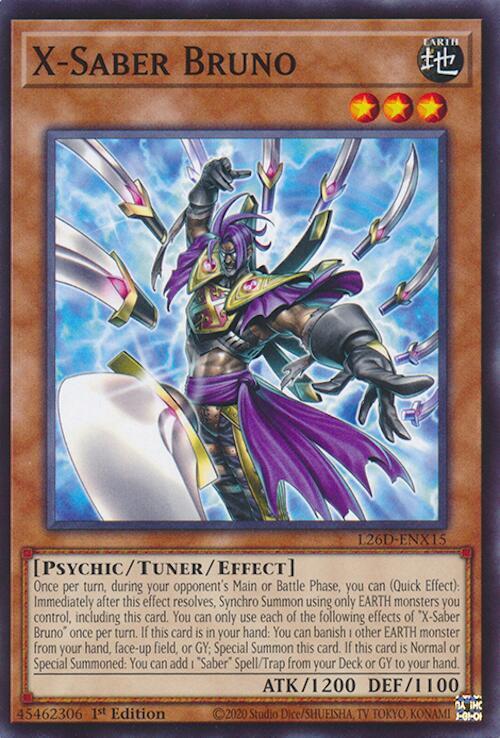 X-Saber Bruno (L26D-ENX15) [Common] - Yu-Gi-Oh!