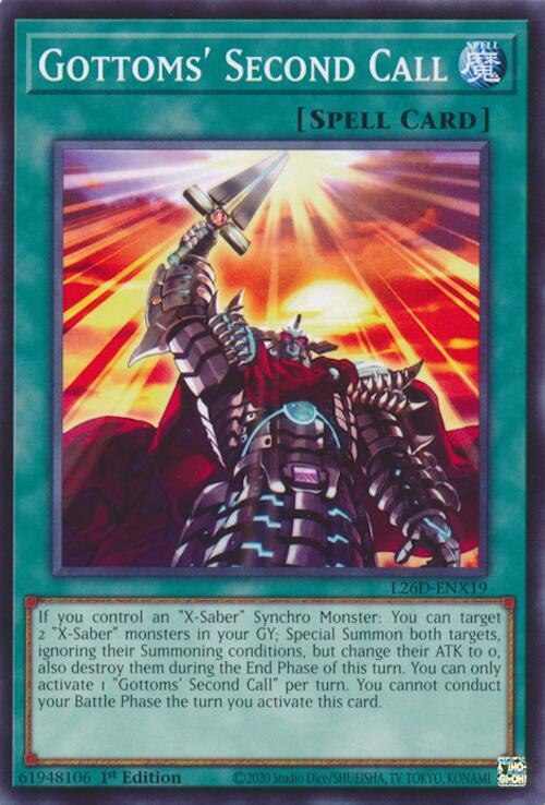 Gottoms' Second Call (L26D-ENX19) [Common] - Yu-Gi-Oh!