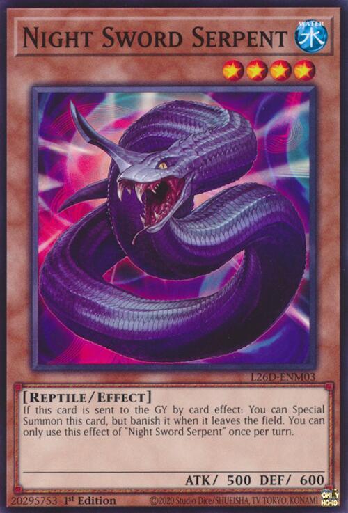 Night Sword Serpent (L26D-ENM03) [Common] - Yu-Gi-Oh!