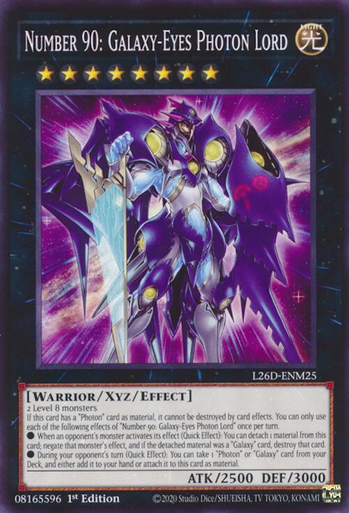 Number 90: Galaxy-Eyes Photon Lord (L26D-ENM25) [Common] - Yu-Gi-Oh!