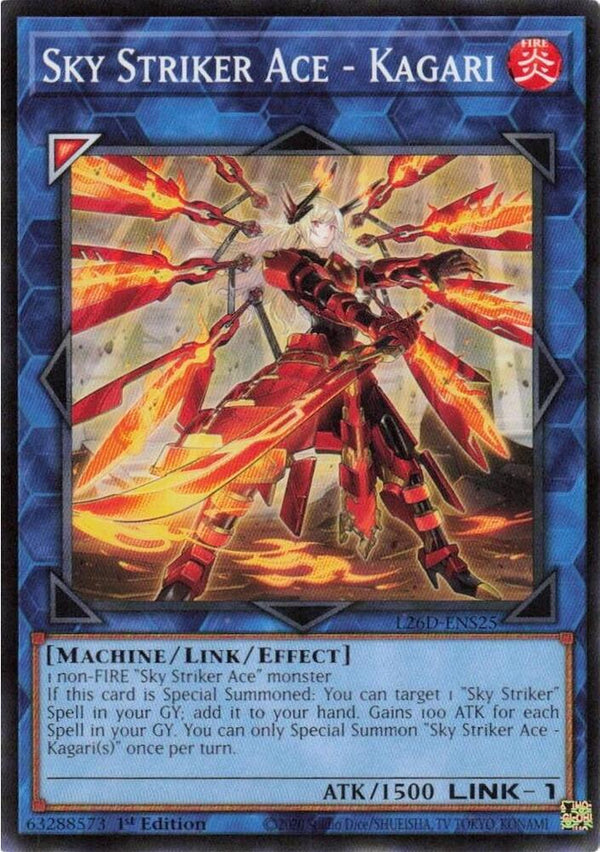 Sky Striker Ace - Kagari (Alternate Art) (L26D-ENS25) [Common] - Yu-Gi-Oh!