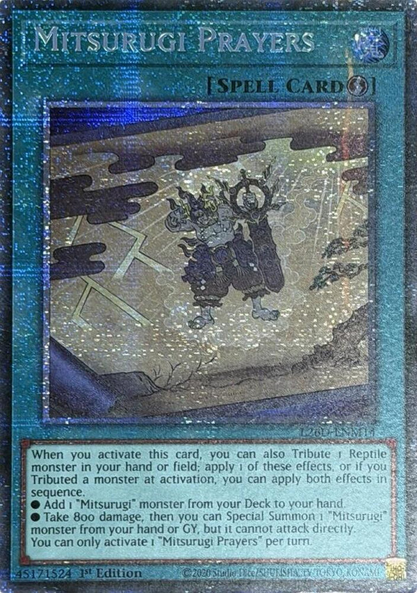Mitsurugi Prayers (Starlight Rare) (L26D-ENM14) - Yu-Gi-Oh!