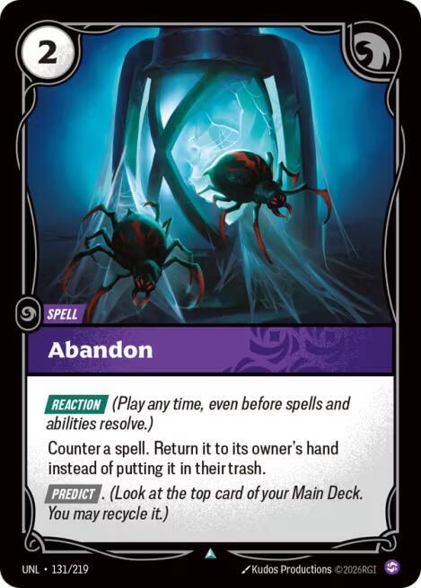 Abandon - Riftbound: League of Legends TCG
