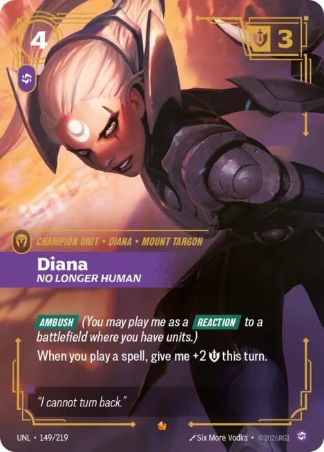 Diana, No Longer Human - Riftbound: League of Legends TCG