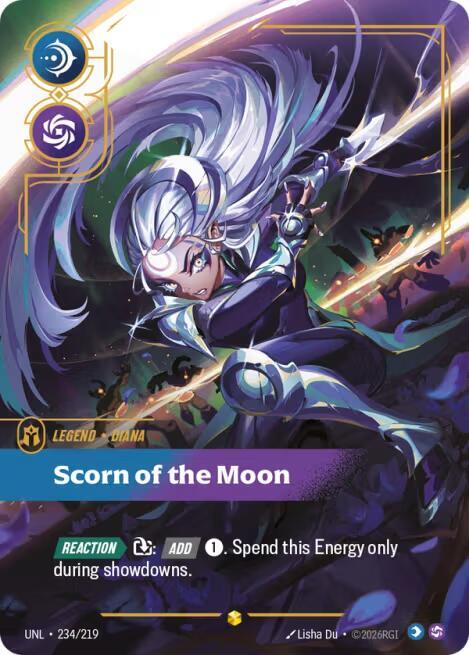 Diana, Scorn of the Moon (Overnumbered) - Riftbound: League of Legends TCG