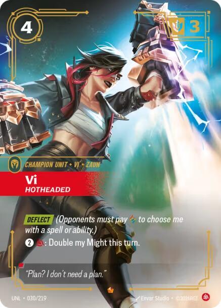 Vi, Hotheaded - Riftbound: League of Legends TCG