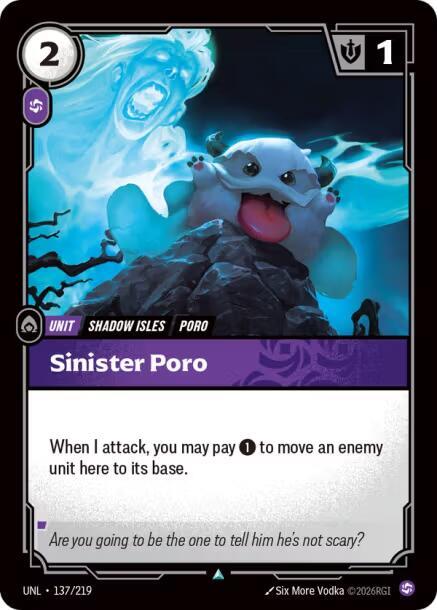 Sinister Poro - Riftbound: League of Legends TCG