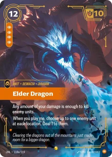 Elder Dragon (Alternate Art) - Riftbound: League of Legends TCG