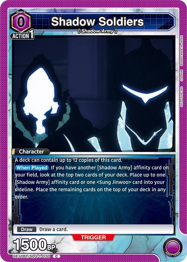 Shadow Soldiers (Box Topper Foil)