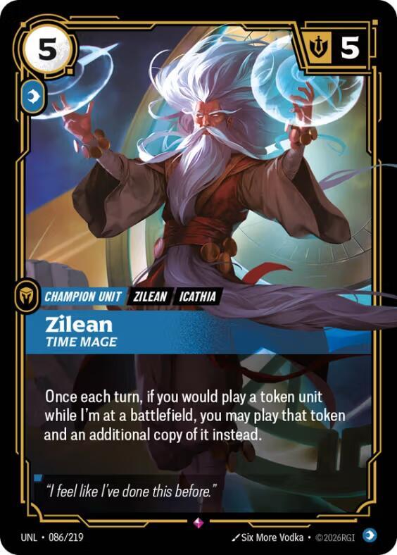 Zilean, Time Mage - Riftbound: League of Legends TCG