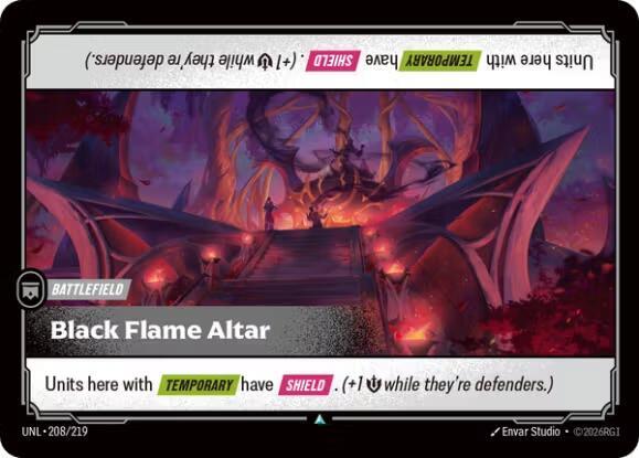 Black Flame Altar - Riftbound: League of Legends TCG