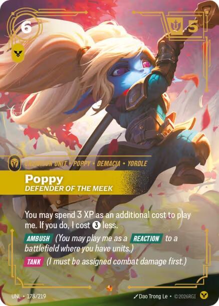 Poppy, Defender of the Meek - Riftbound: League of Legends TCG