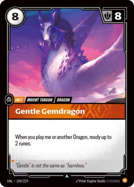 Gentle Gemdragon - Riftbound: League of Legends TCG