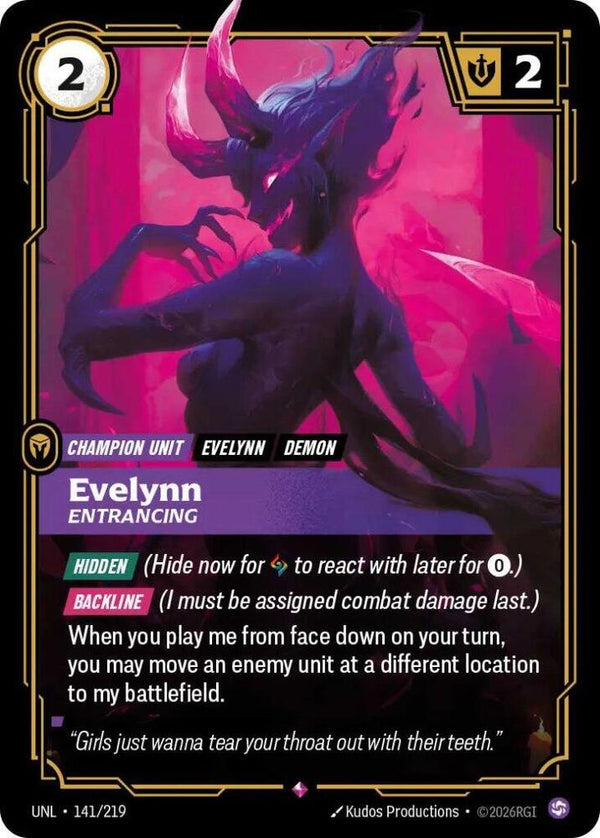Evelynn, Entrancing - Riftbound: League of Legends TCG