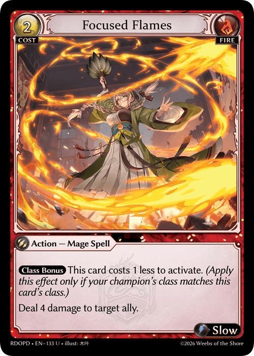 Focused Flames