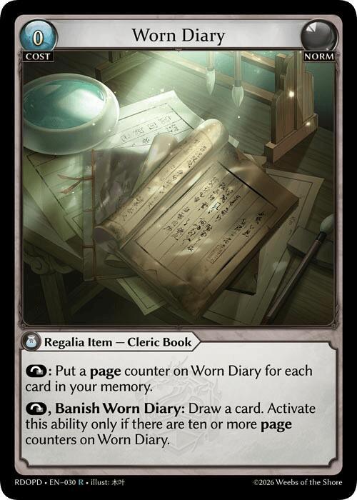 Worn Diary
