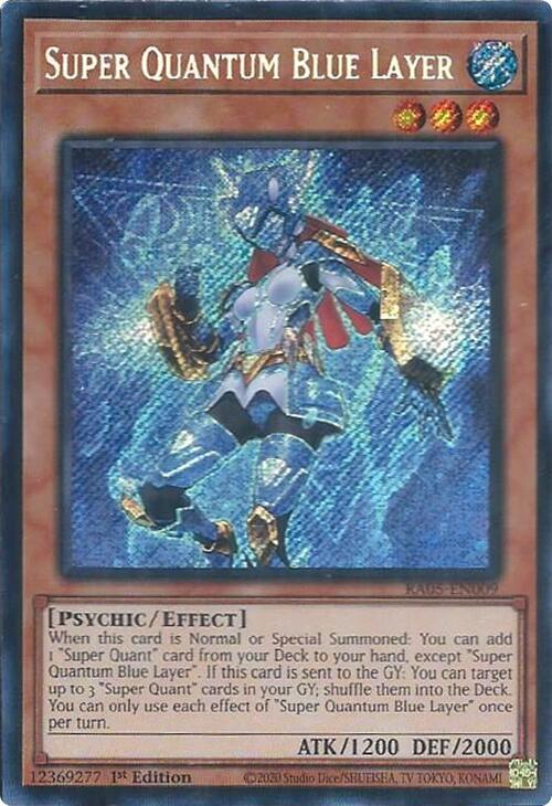 Super Quantum Blue Layer (Secret Rare) (RA05-EN009) - Yu-Gi-Oh!