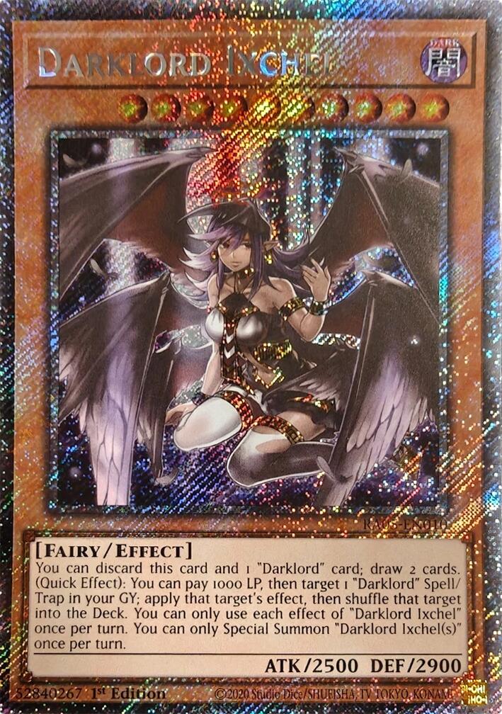 Darklord Ixchel (Platinum Secret Rare) [RA05-EN010] Platinum Secret Rare