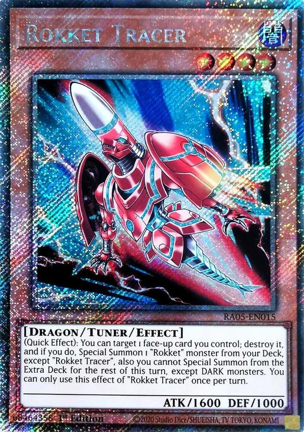 Rokket Tracer (Platinum Secret Rare) (RA05-EN015) - Yu-Gi-Oh!