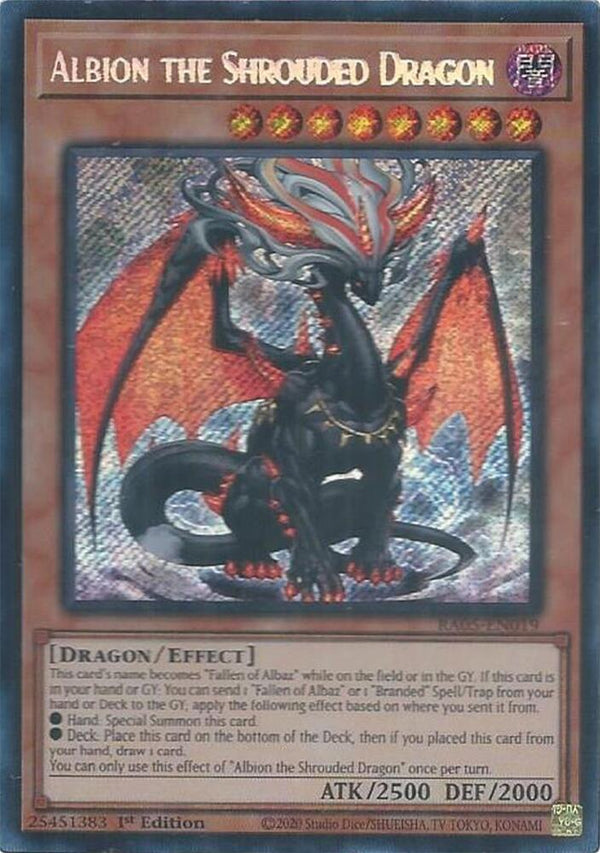 Albion the Shrouded Dragon (Secret Rare) (RA05-EN019) - Yu-Gi-Oh!
