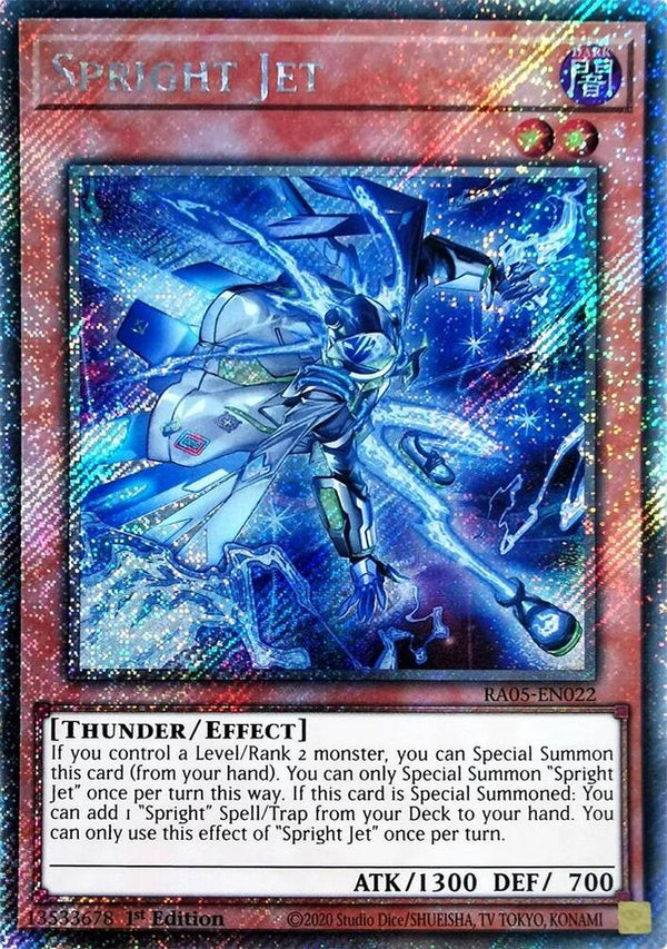 Spright Jet (Platinum Secret Rare) (RA05-EN022) - Yu-Gi-Oh!