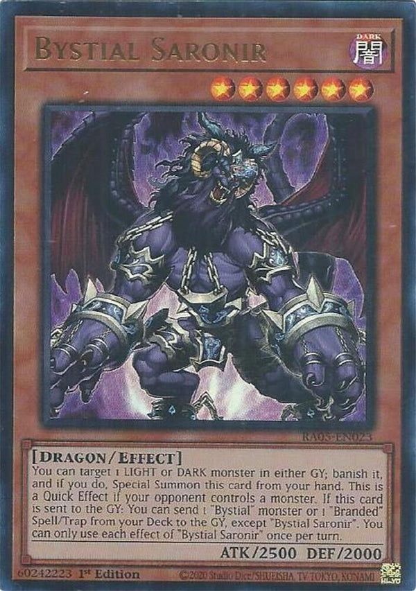 Bystial Saronir (Ultra Rare) (RA05-EN023) - Yu-Gi-Oh!