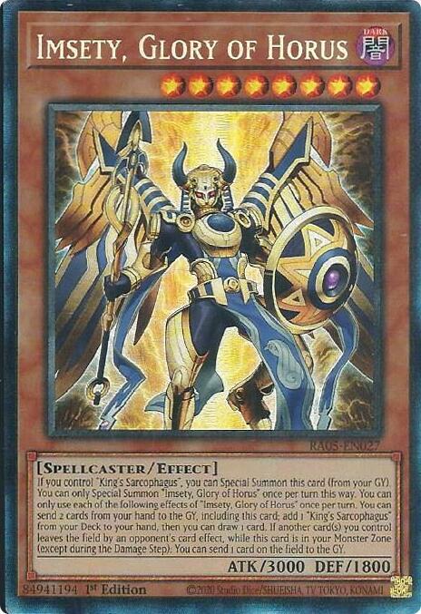 Imsety, Glory of Horus (PCR)