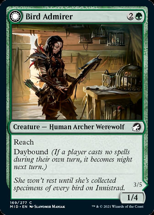 Bird Admirer // Wing Shredder [Innistrad: Midnight Hunt] - Magic: The Gathering